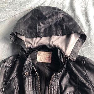 Old Garage Pleather Jacket